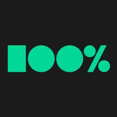 100% logo