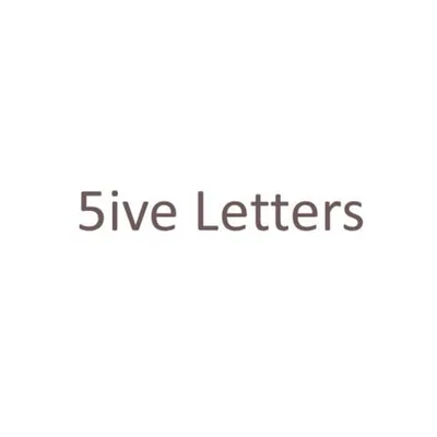 5ive Letters logo
