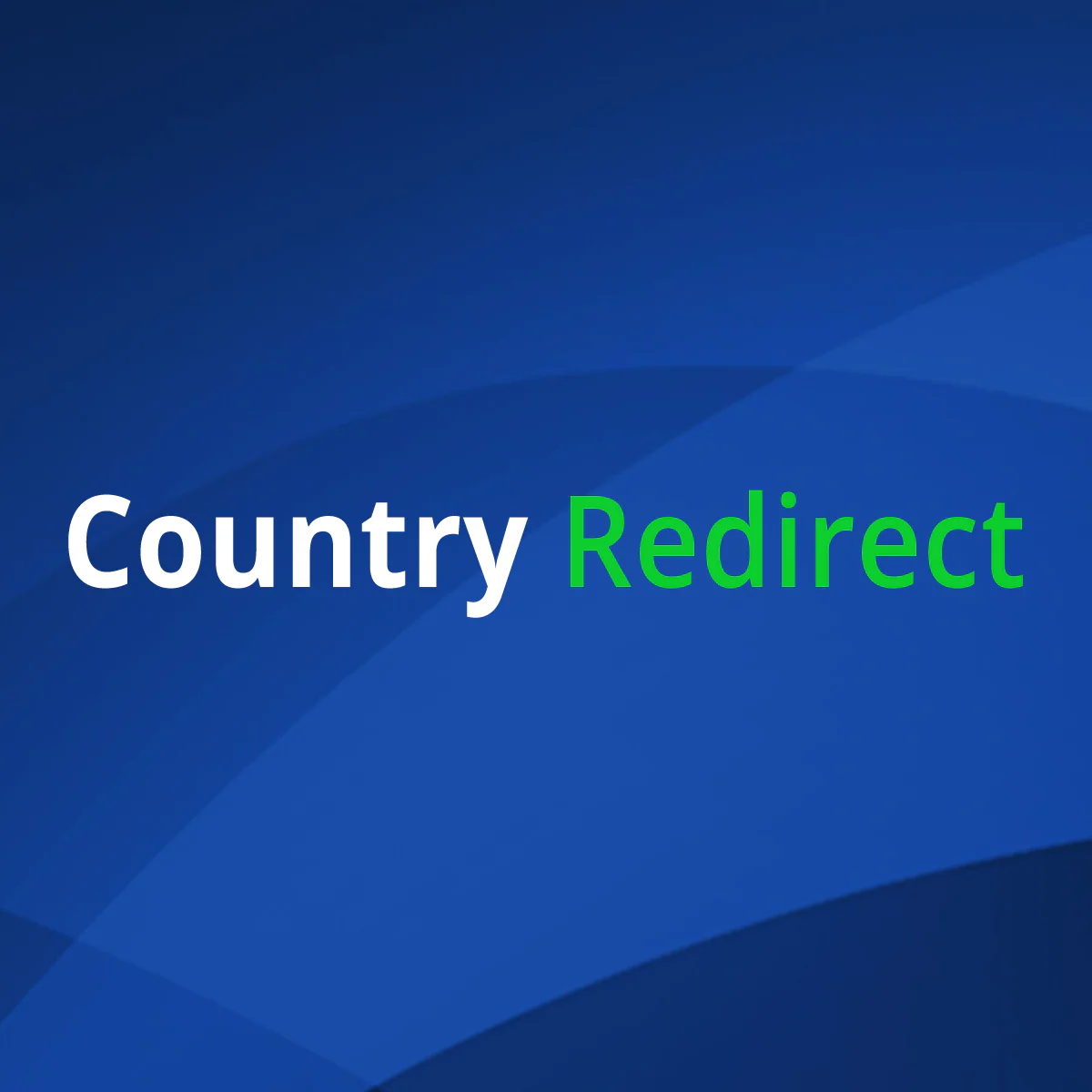 Geoip Country Redirect