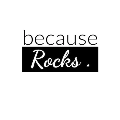 because Rocks logo