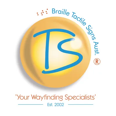 Braille Tactile Signs Aust logo