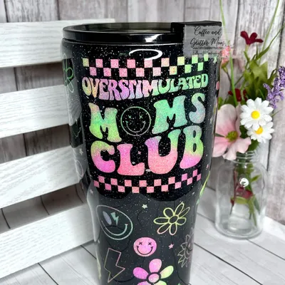 Coffee And Glitter Mom logo