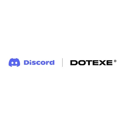 Discord Powered by DOTEXE logo